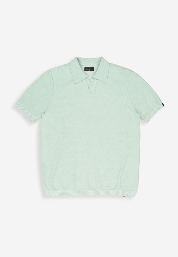 Boucle Knit Polo